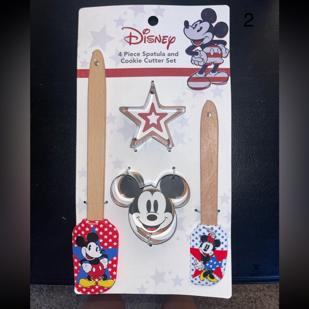 Disney Red and Blue Mickey Mouse Baking Set